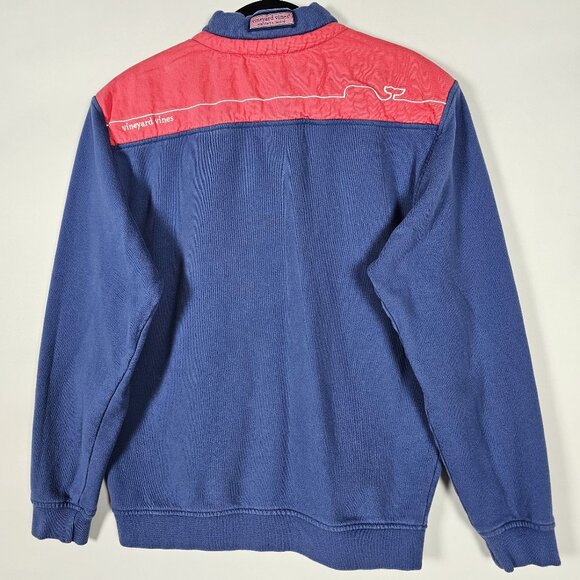 Vineyard Vines 1/4 Zip 100% Cotton Preppy Mens Small Long Sleeve Pullover Jacket - Picture 2 of 5